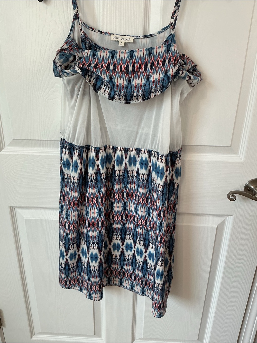 Olive and oak tiered dress. - Picture 4 of 6